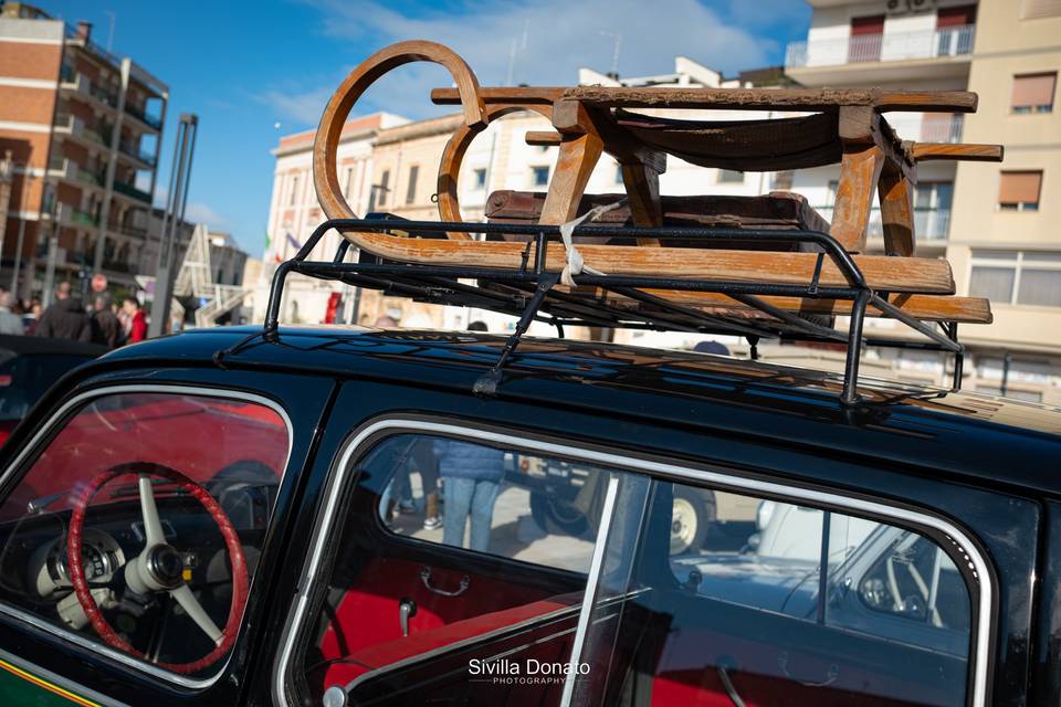 Dettagli fiat 600 multipla