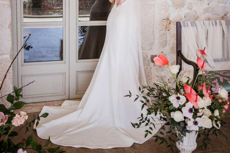 Abito sposa in cady sirena PF