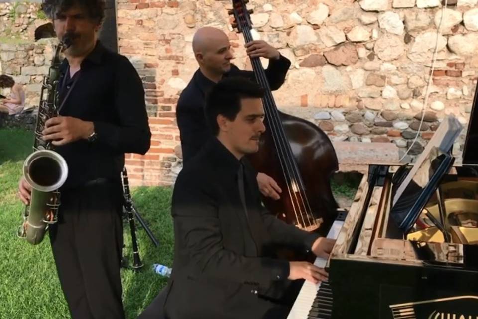 Jazz trio with Sax
