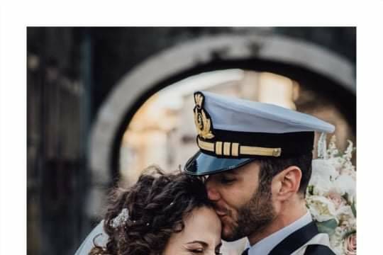 Matrimonio in alta uniforme