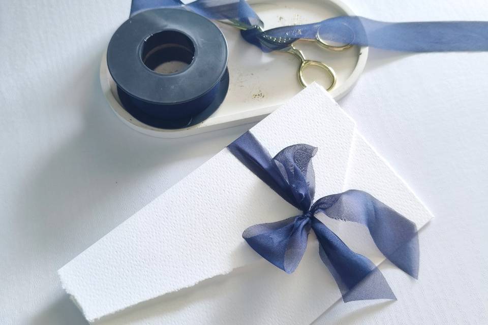 Partecipazione nastro blu