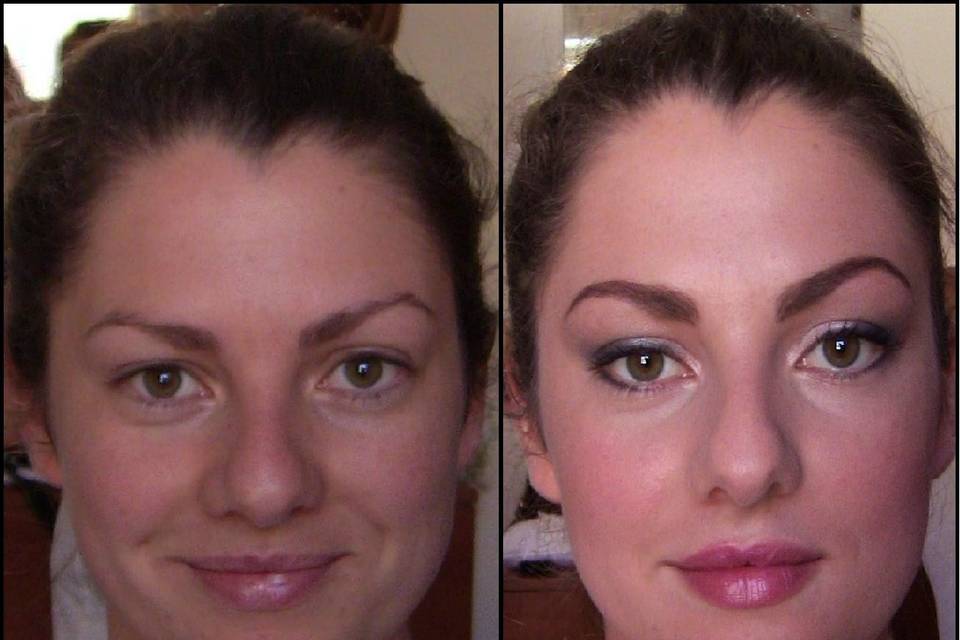 Trucco cerimonia Before/After