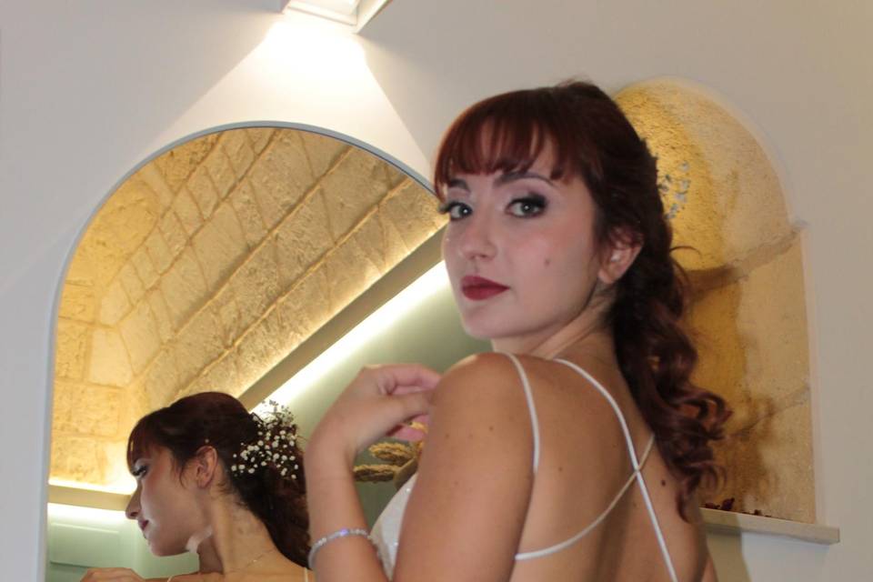 Trucco sposa red touch