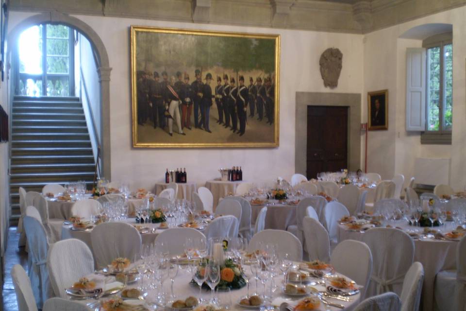 Pranzo nel salone