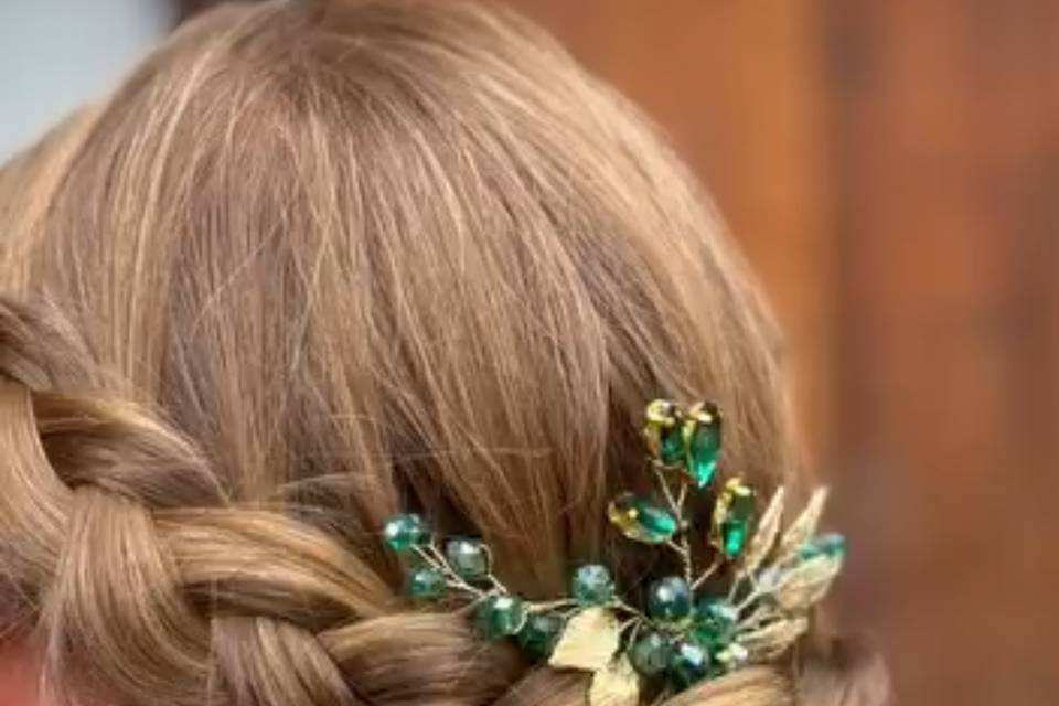 Up style wedding