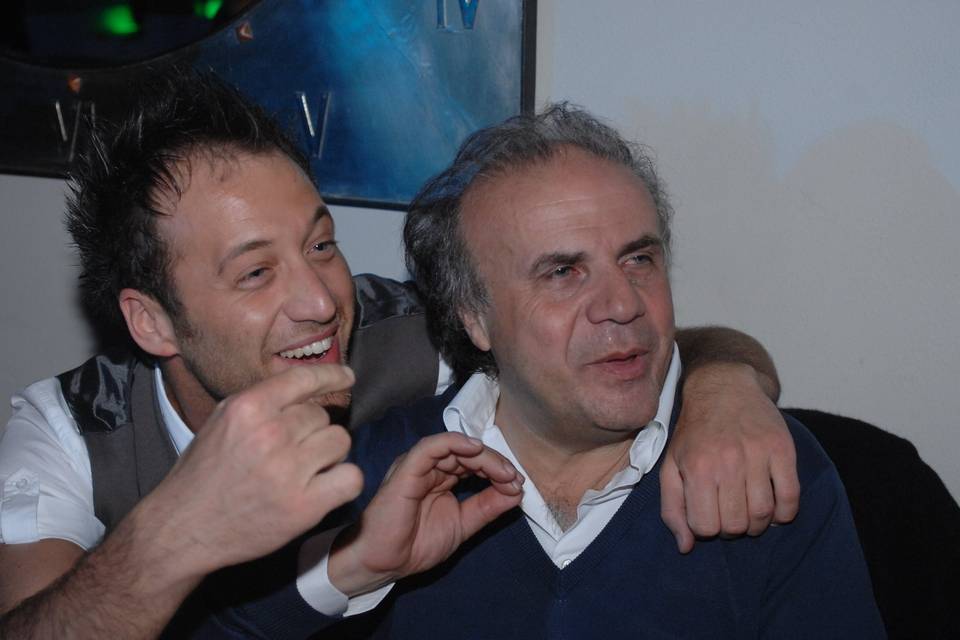 Con Giuliano Sangiorgi