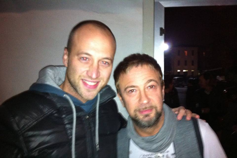 Con Marco Masini