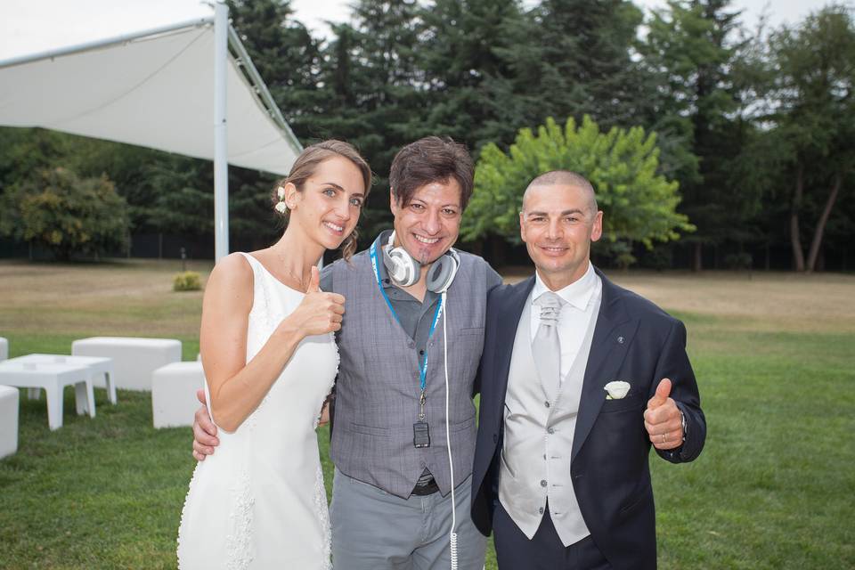 Gus con Alessandra e Giorgio