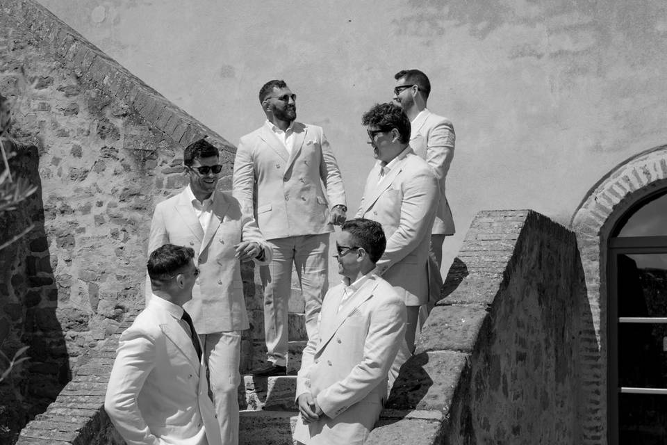 Groom & best men