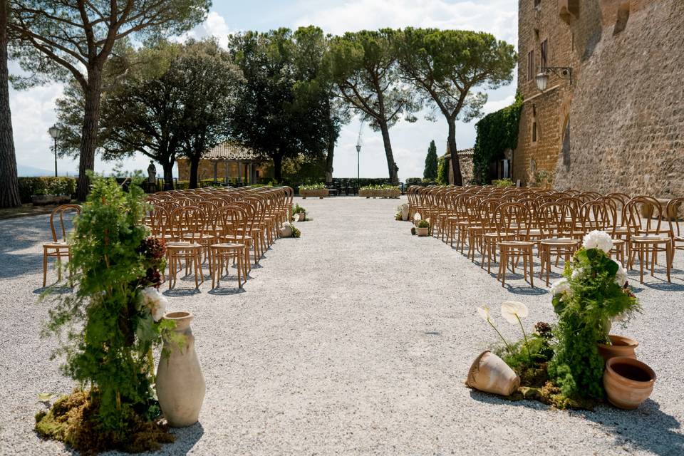 Ceremony at the palazzo