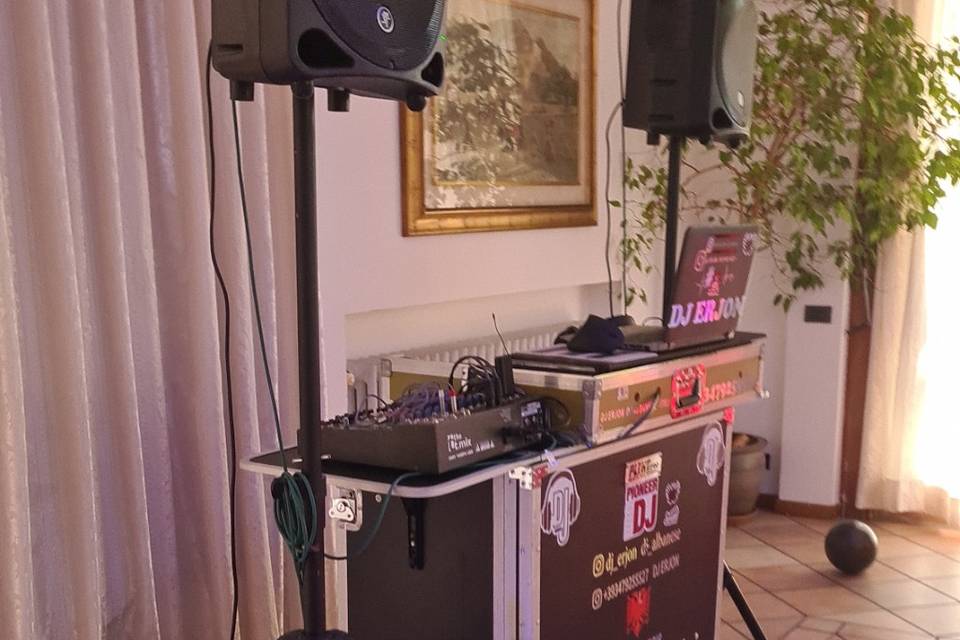 Postazione dj erjon