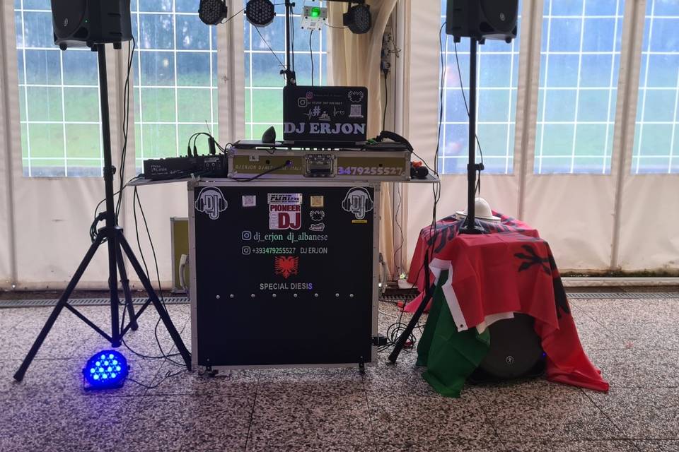 Postazione dj erjon