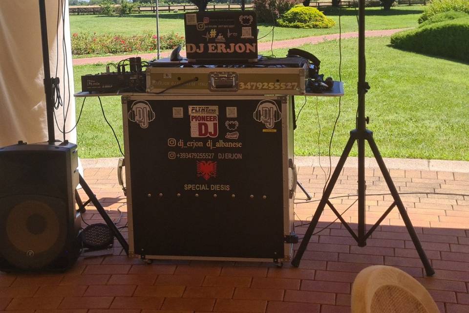 Postazione Dj Erjon