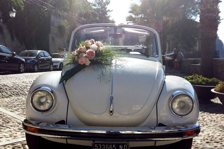 Maggiolino cabriolet bianco