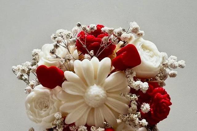 Bouquet in cera di colza