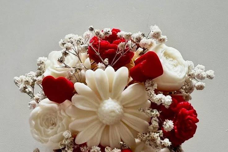 Bouquet in cera di colza