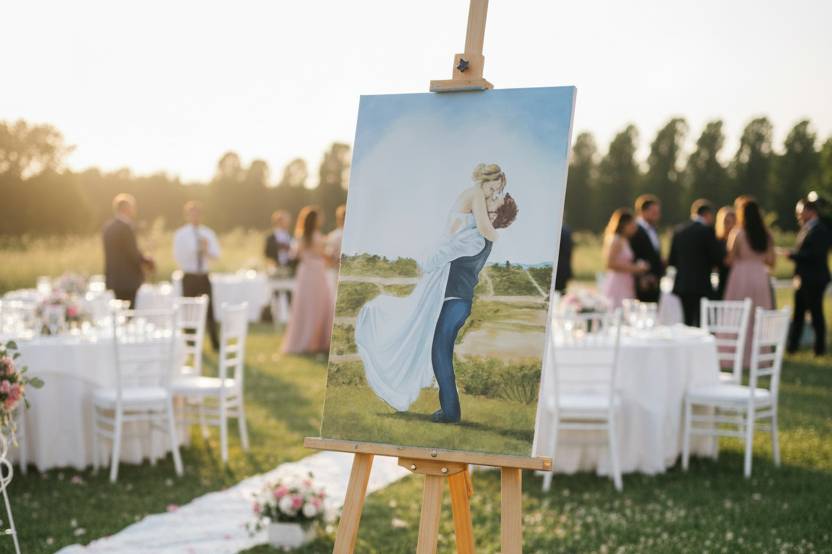 La pittura dal vivo è magia