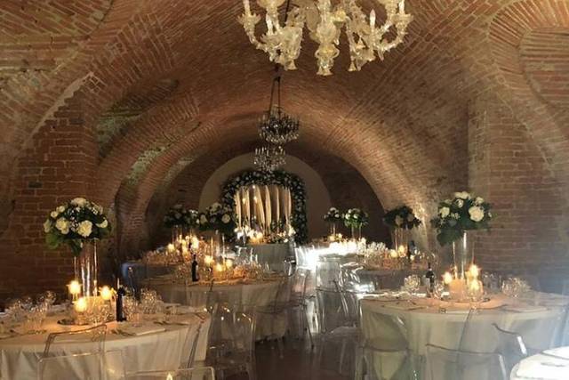 Allestimento sala ricevimento