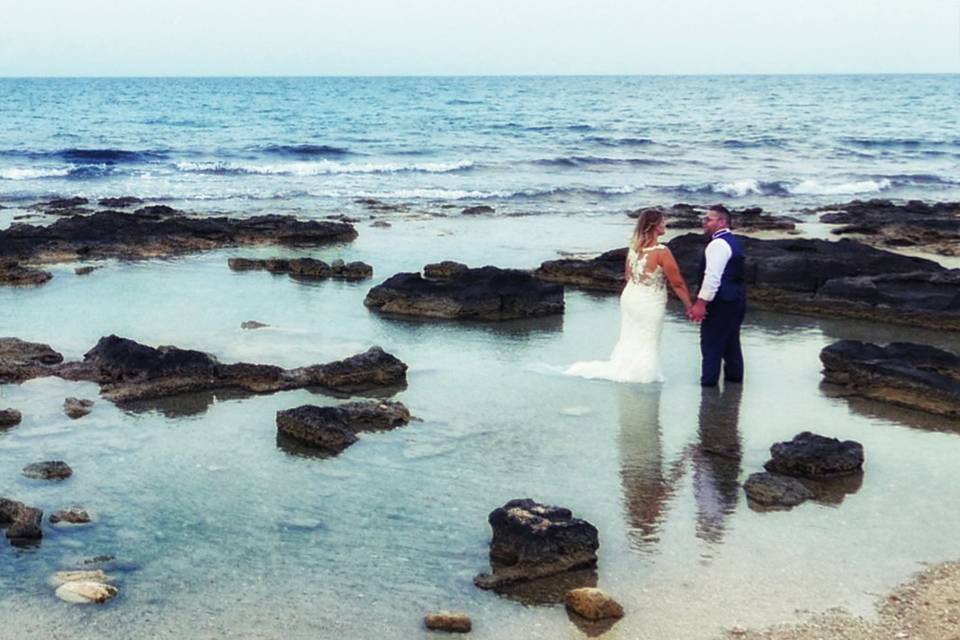 Wedding fotoquadro bari coppia