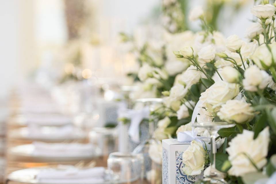 Luxury Wedding Dinner Setup It