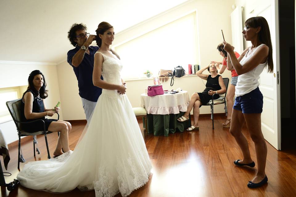 Preparativi sposa