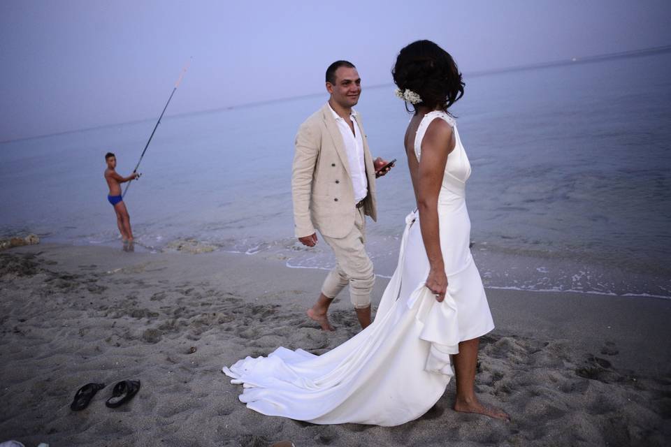 Passeggiata in spiaggia