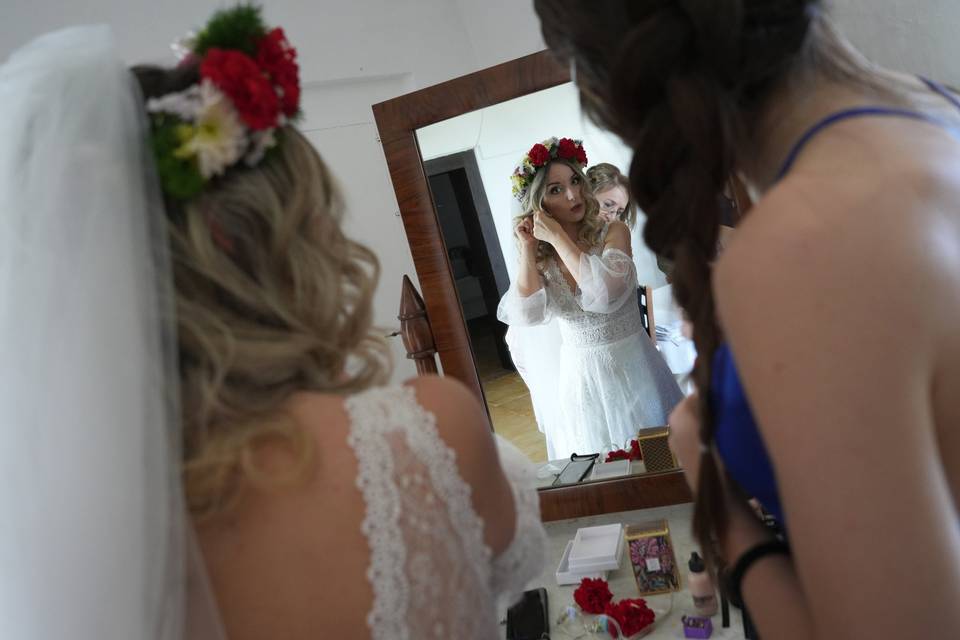 Preparativi sposa