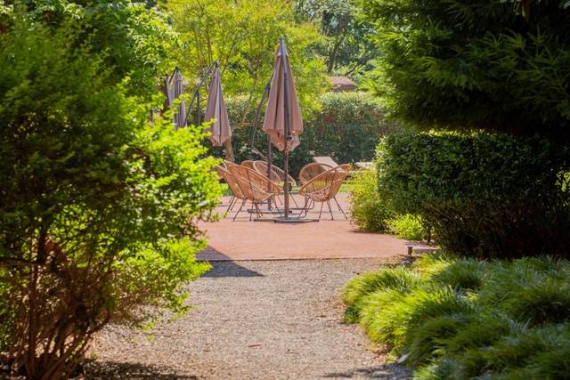 Giardino della piscina