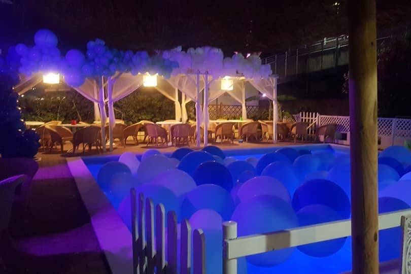 Allestimenti in piscina