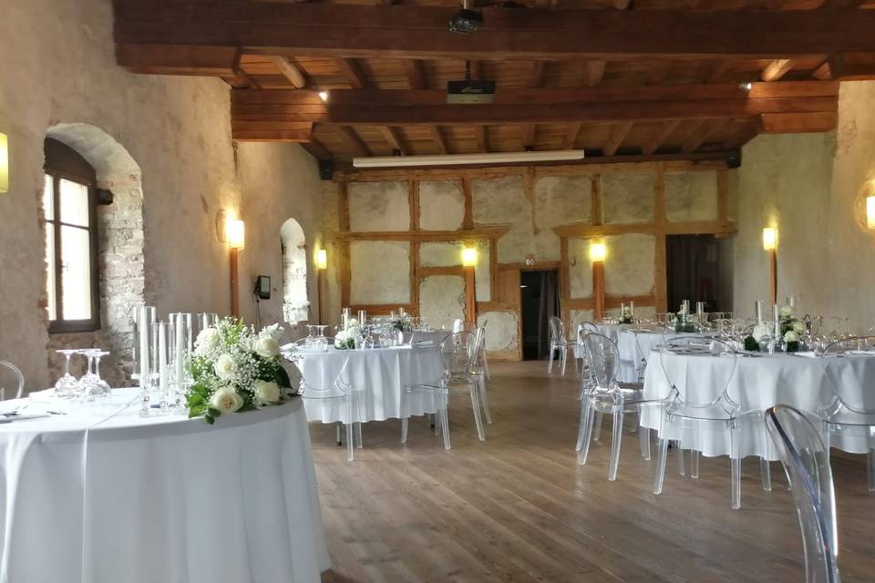 La sala da pranzo