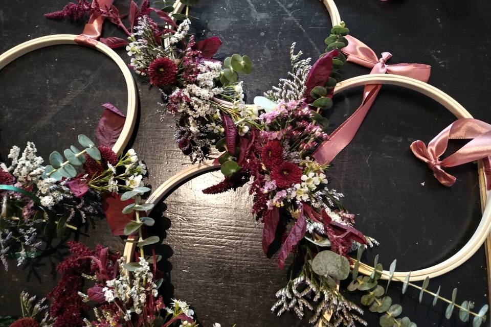 Hoop bouquet