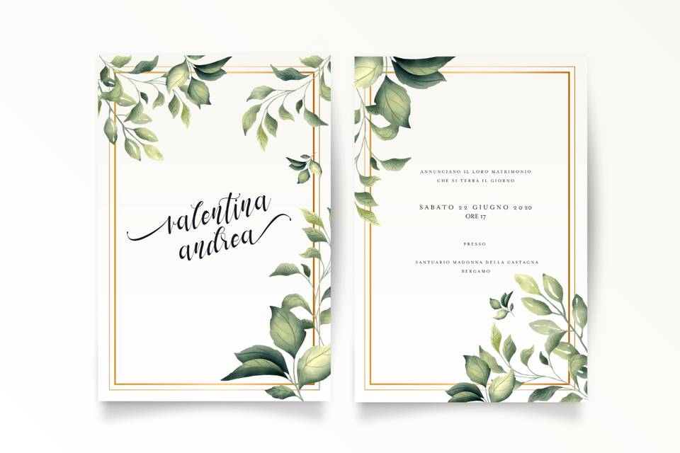 Wedding invitation