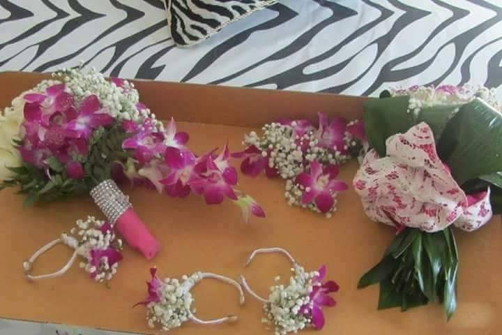 Bouquet sposa e braccialetti b