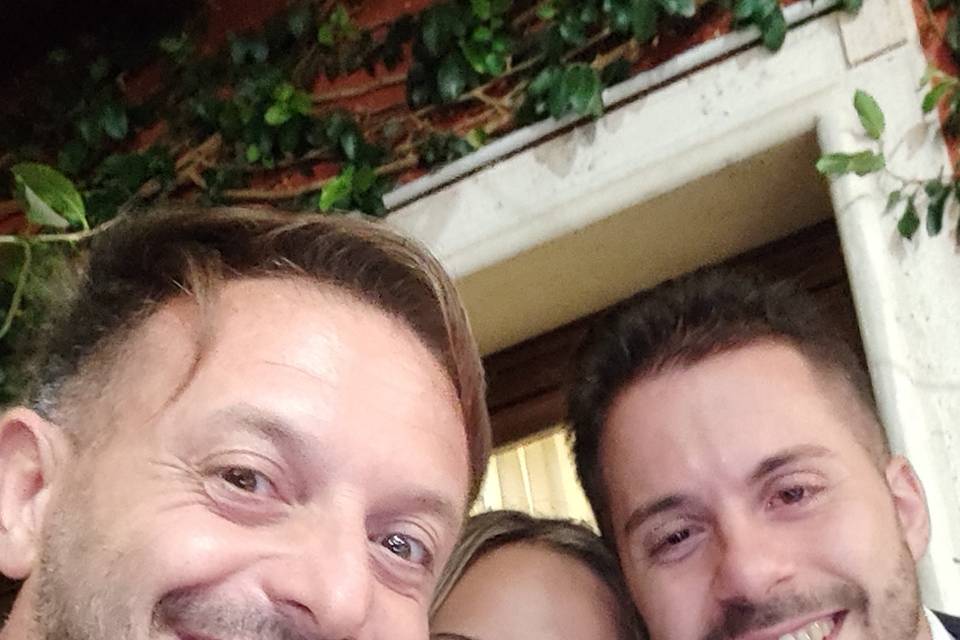 Selfie con Valerio e Rita