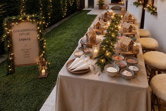 Gingerbread house corner