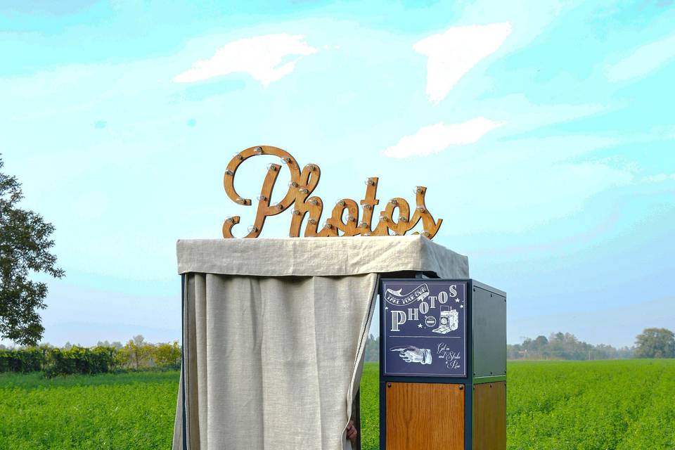 Vintage photo booth