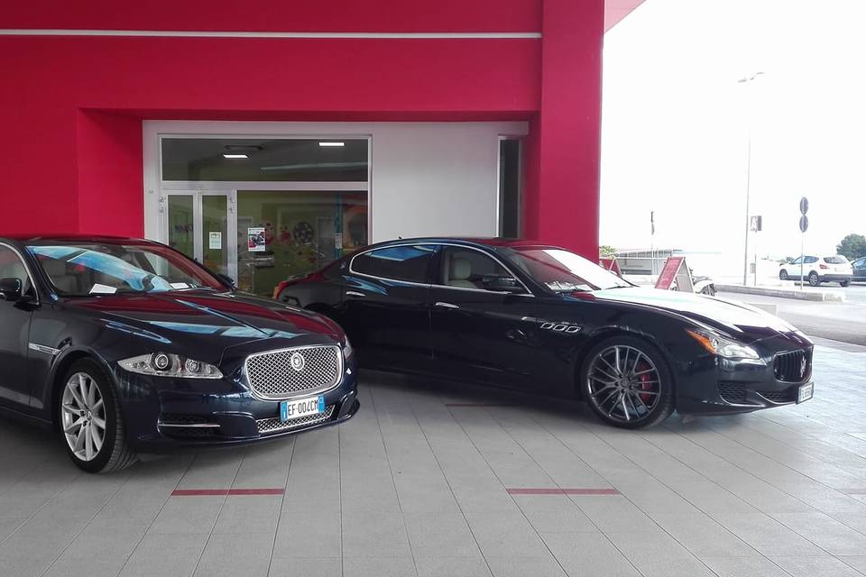 Maserati 4p e Jaguar XJ