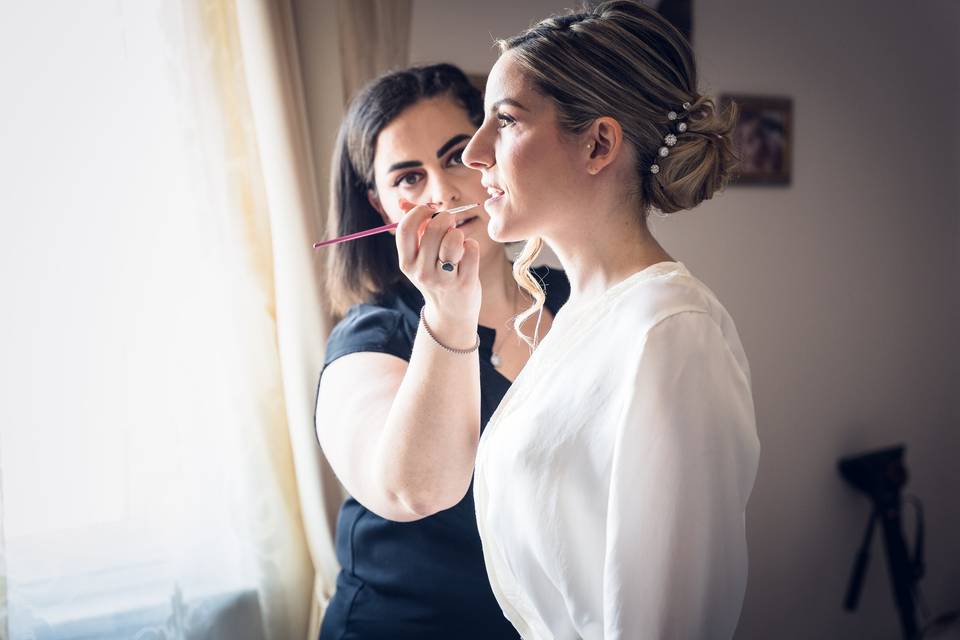 Il trucco della sposa