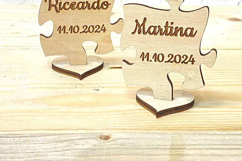 Puzzle segnaposto