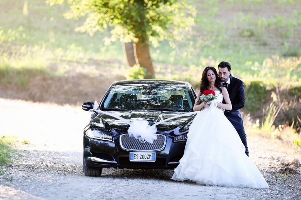 Jaguar Xf wedding