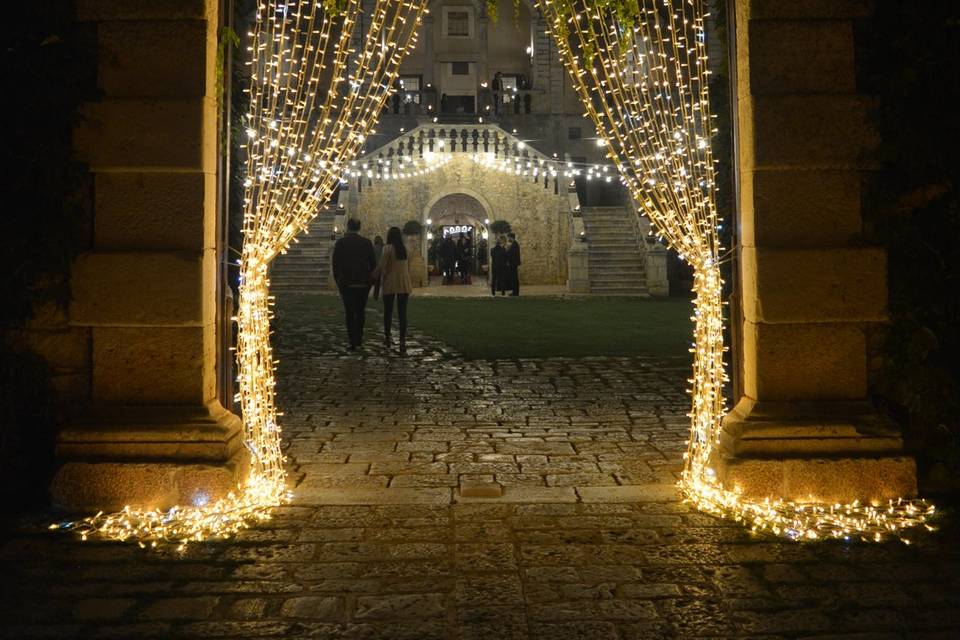 Tavolo luminarie