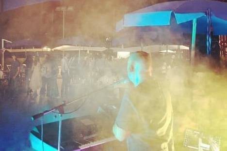 Atmosfera di festa all'aperto