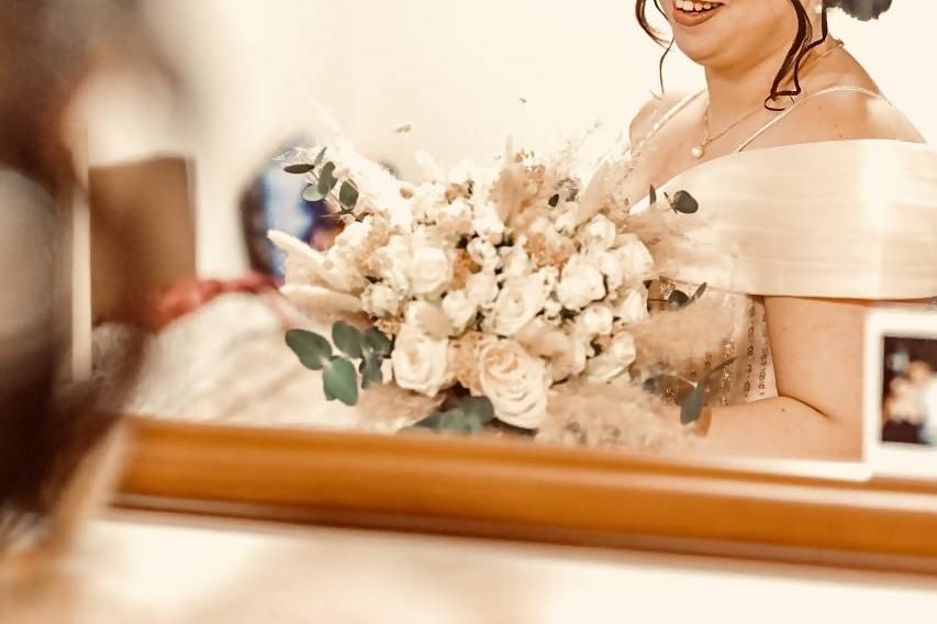 Bride moment