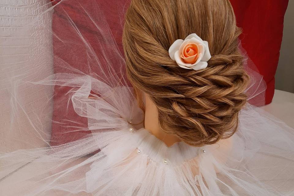 Chignon intrecciato