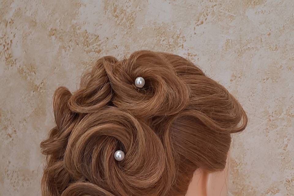 Chignon rosa