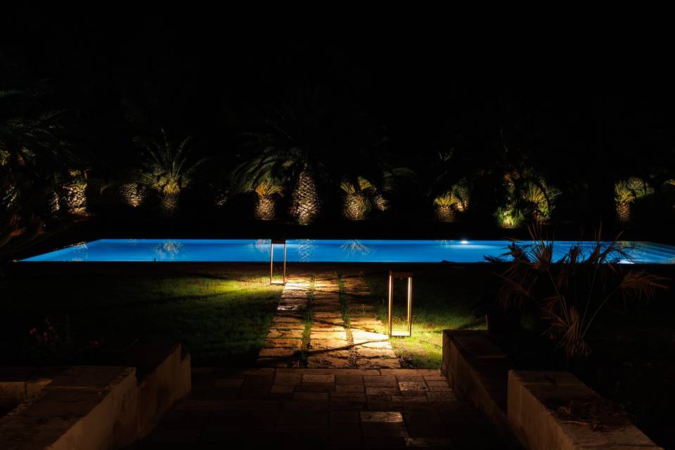 Esterno - Piscina - Notte