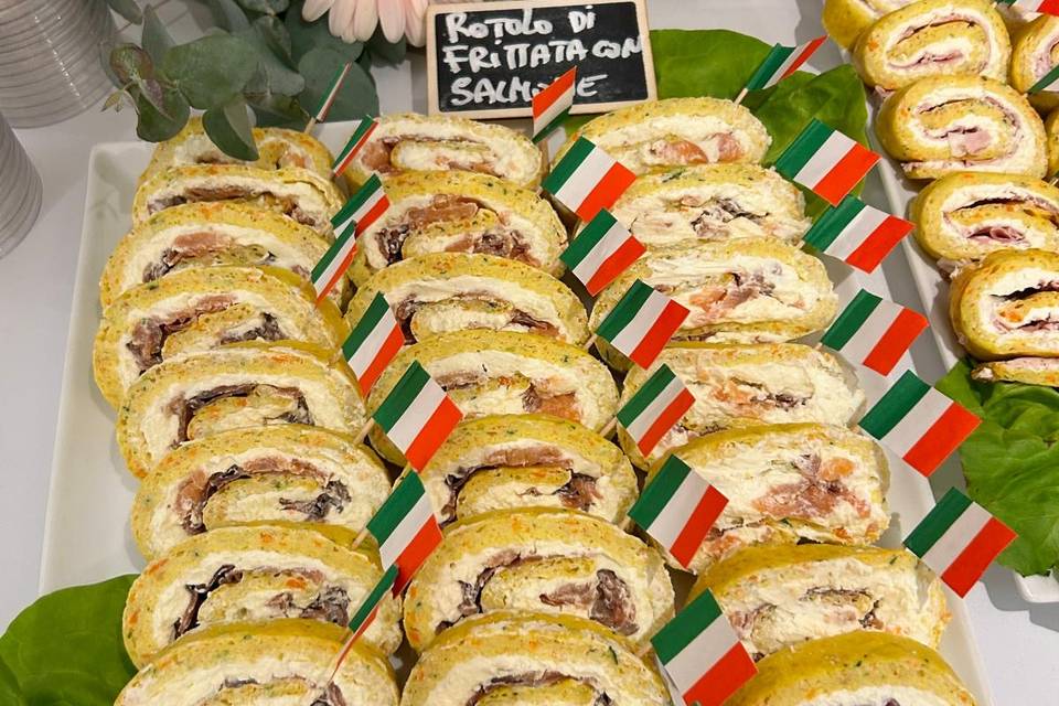 Rotoli di frittata
