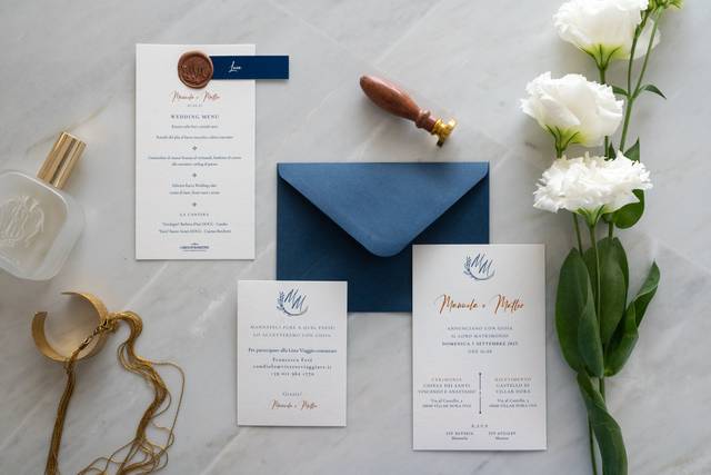 Lamina e busta colorata