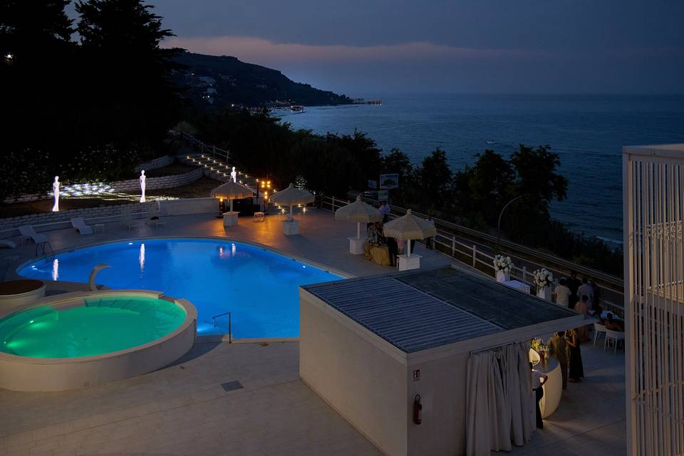 Piscina notte