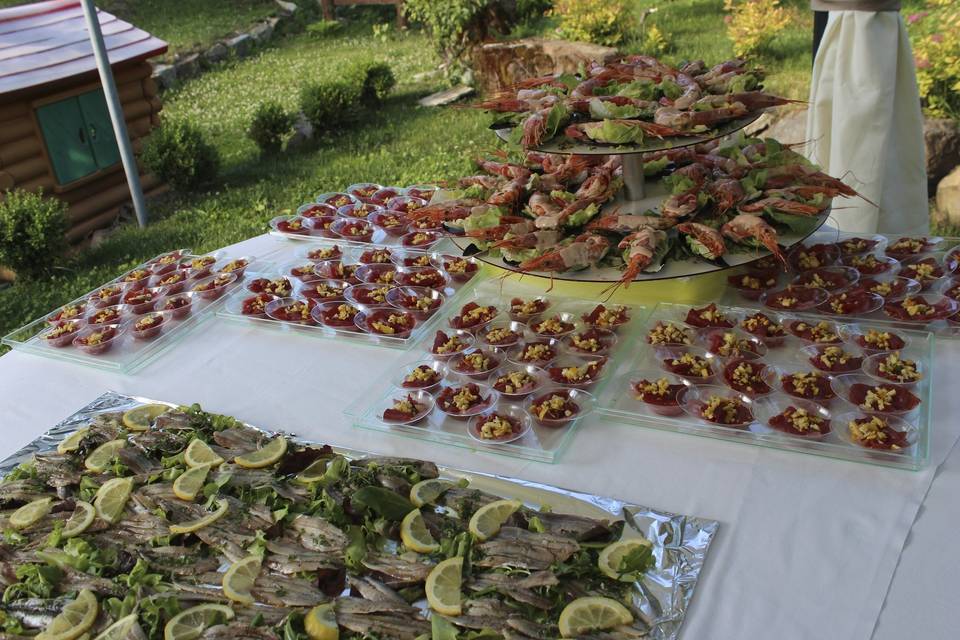 Buffet di antipasti